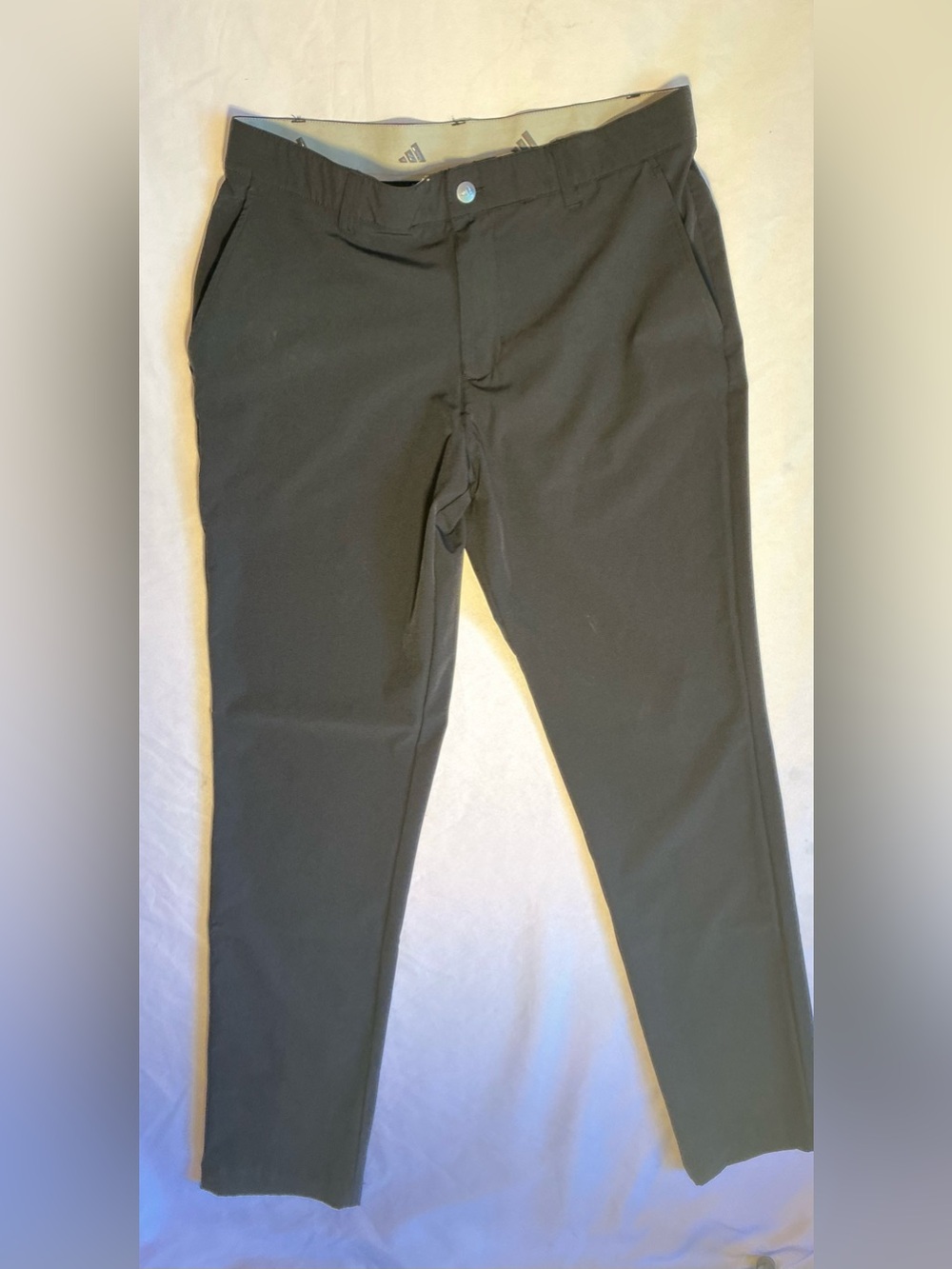adidas Black Slim Golf Chinos